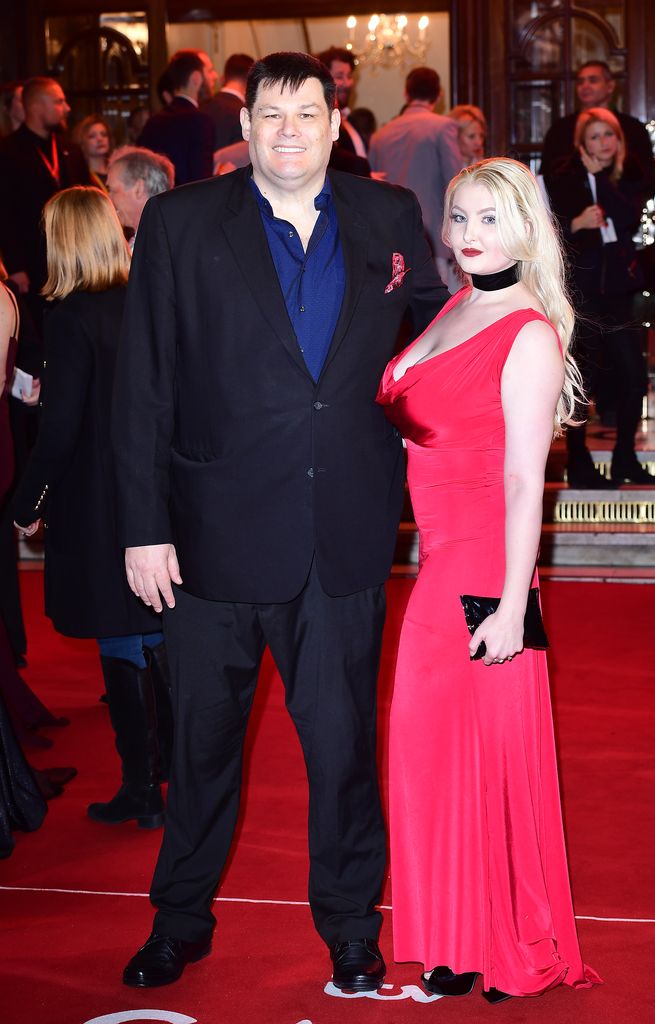Mark Labbett and ex-wife Katie Labbett attending the ITV Gala in 2017