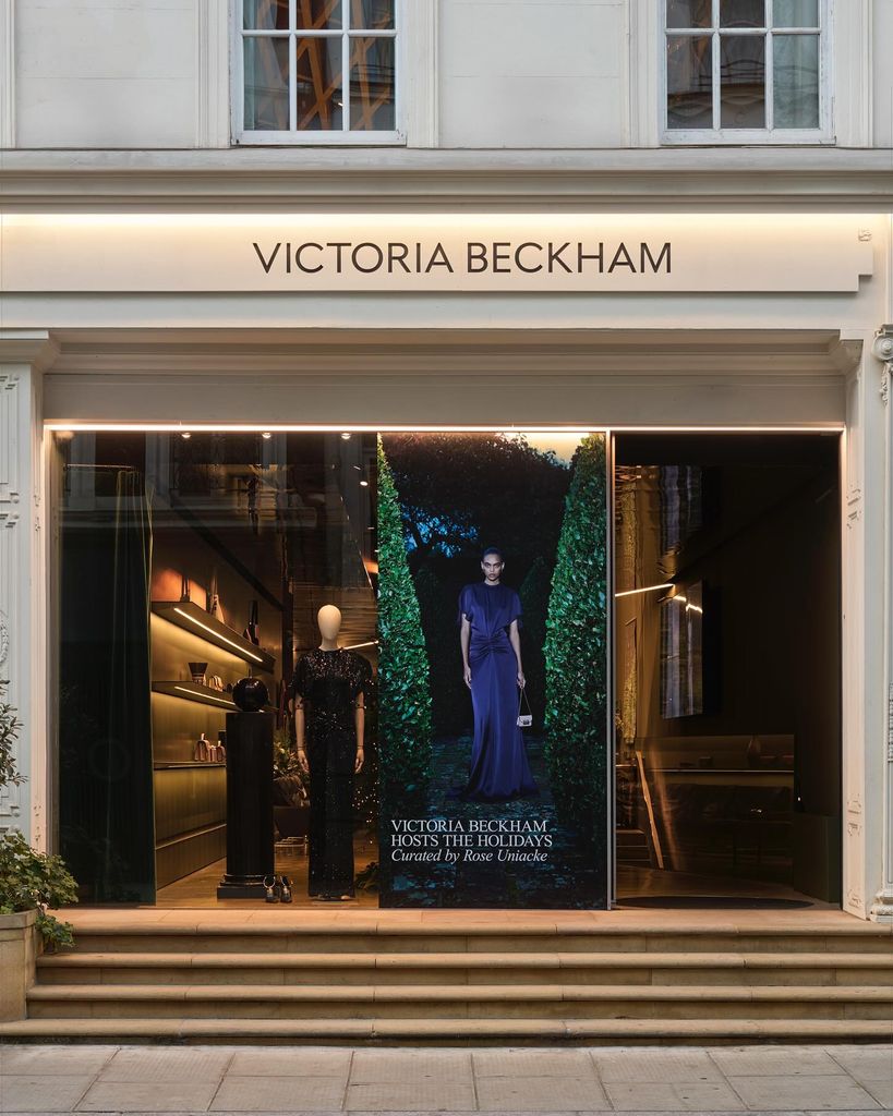 The exterior of Victoria Beckham's store