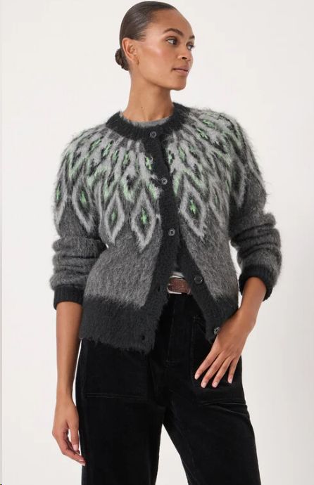Hush fair isle cardigan