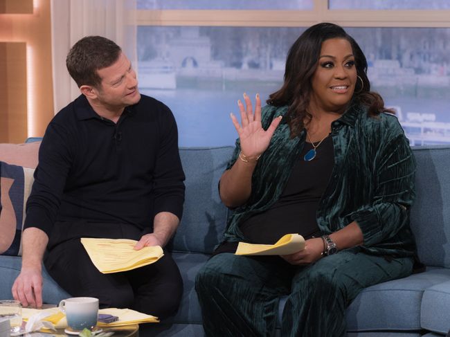 Alison Hammond and Dermot OLeary on the This Morning sofa
