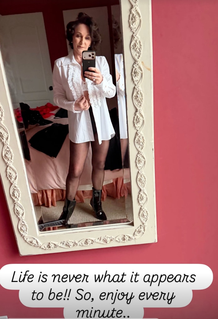 Shirley shared a stunning photo just hours before the incident 