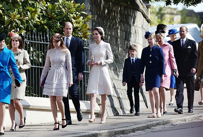 british royal family celebrate easter