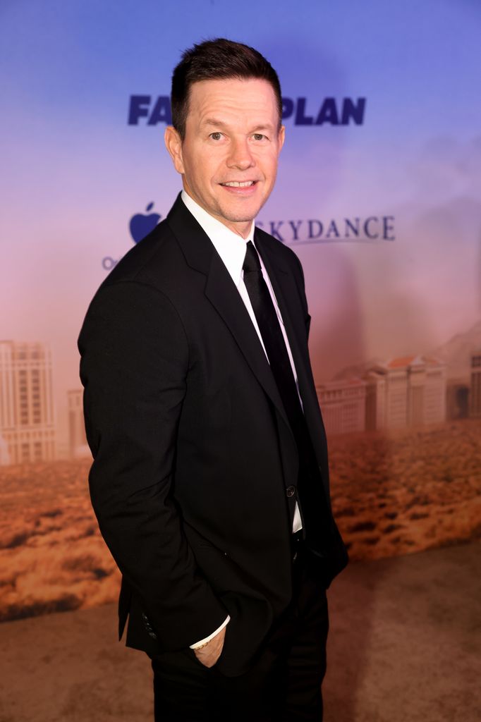 Mark Wahlberg at the world premiere of "The Family Plan" held at The Chelsea Theater at The Cosmopolitan on December 13, 2023 in Las Vegas, Nevada.
