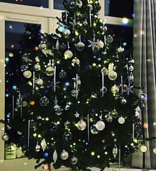 peter andre large christmas tree