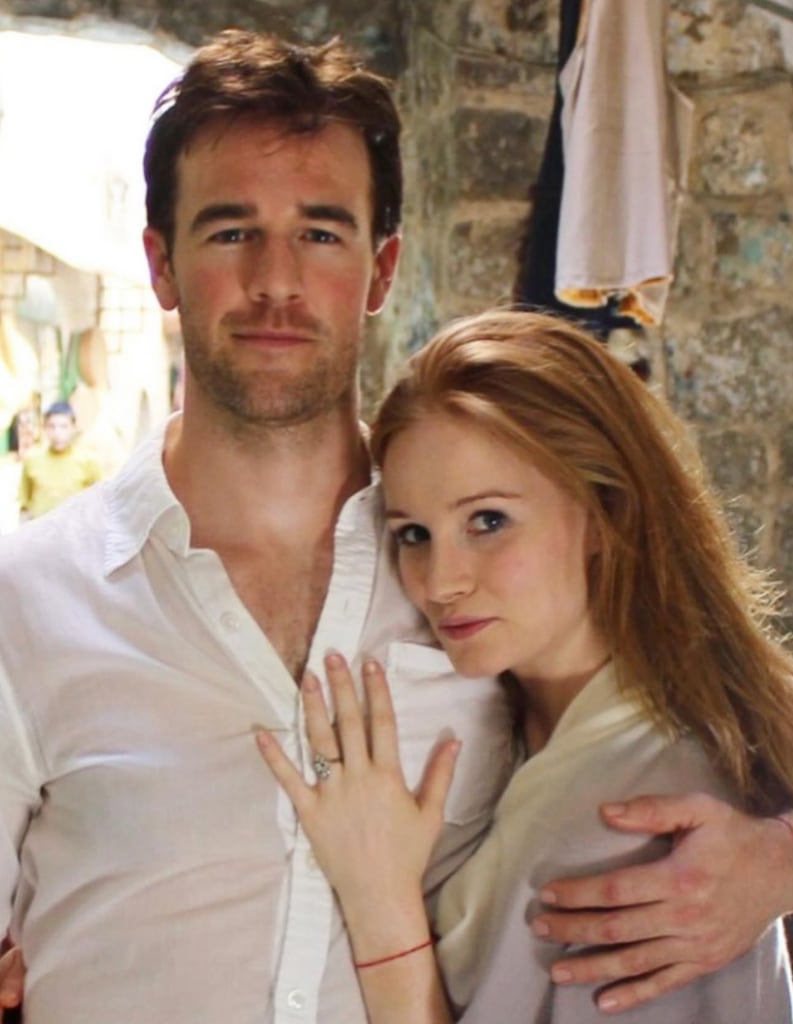 Throwback photo posted by James Van Der Beek on Instagram August 1 2023 with his wife in a tribute post on their  13th anniversary.