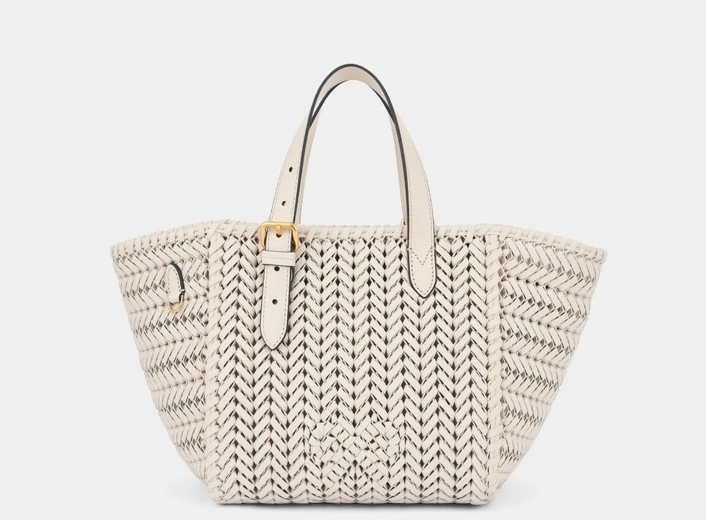 Kate carried the 'Neeson Small Square Tote' by Anya Hindmarch