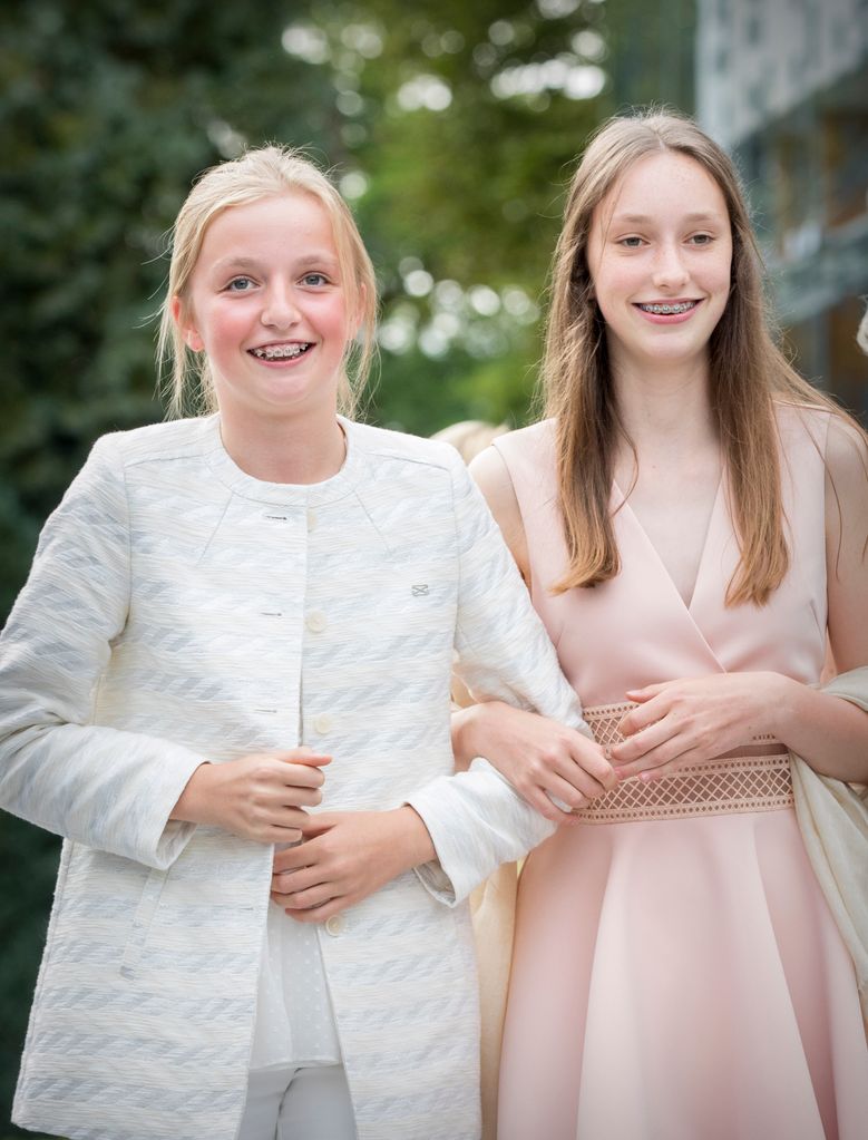 Princess Laetitia (right) is the youngest child of Astrid and Lorenz