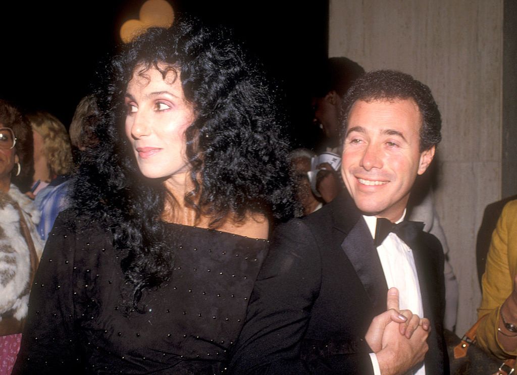 Cher and David Geffen at the Dreamgirls opening night after party 