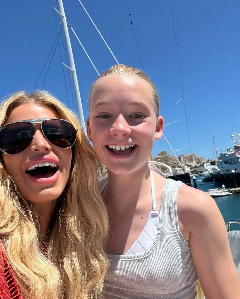 jessica simpson and daughter maxwell in cabo