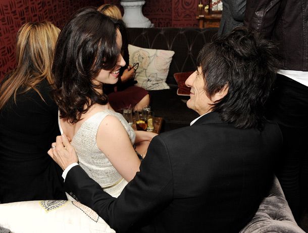 Ronnie Wood and Sally