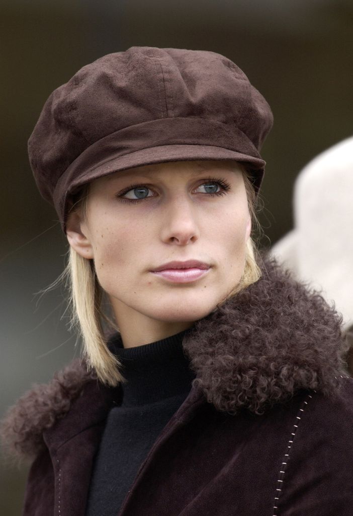 Zara wearing brown baker boy hat