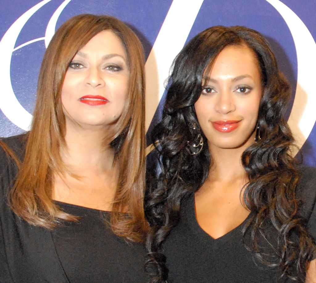 Tina Knowles and daughter Solange Knowles
