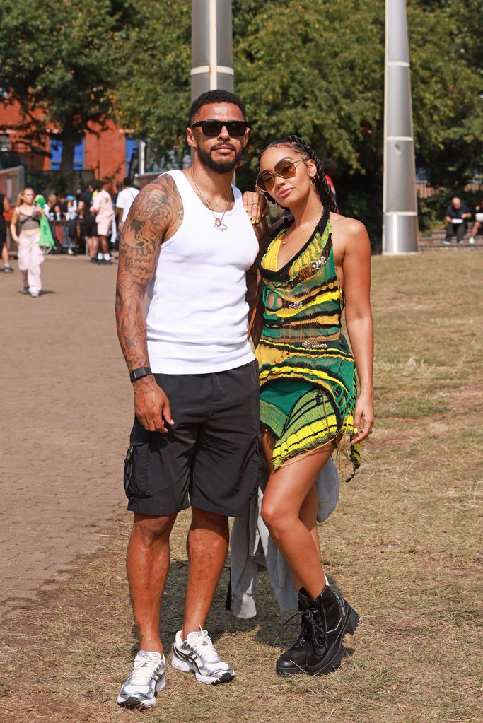 Andre Gray and Leigh-Anne Pinnock