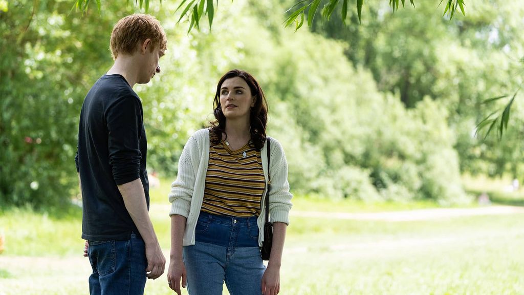Domhnall Gleeson and Aisling Bea in Alice & Jack