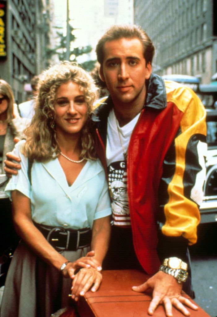 sarah jessica parker and nicolas cage in the 90s
