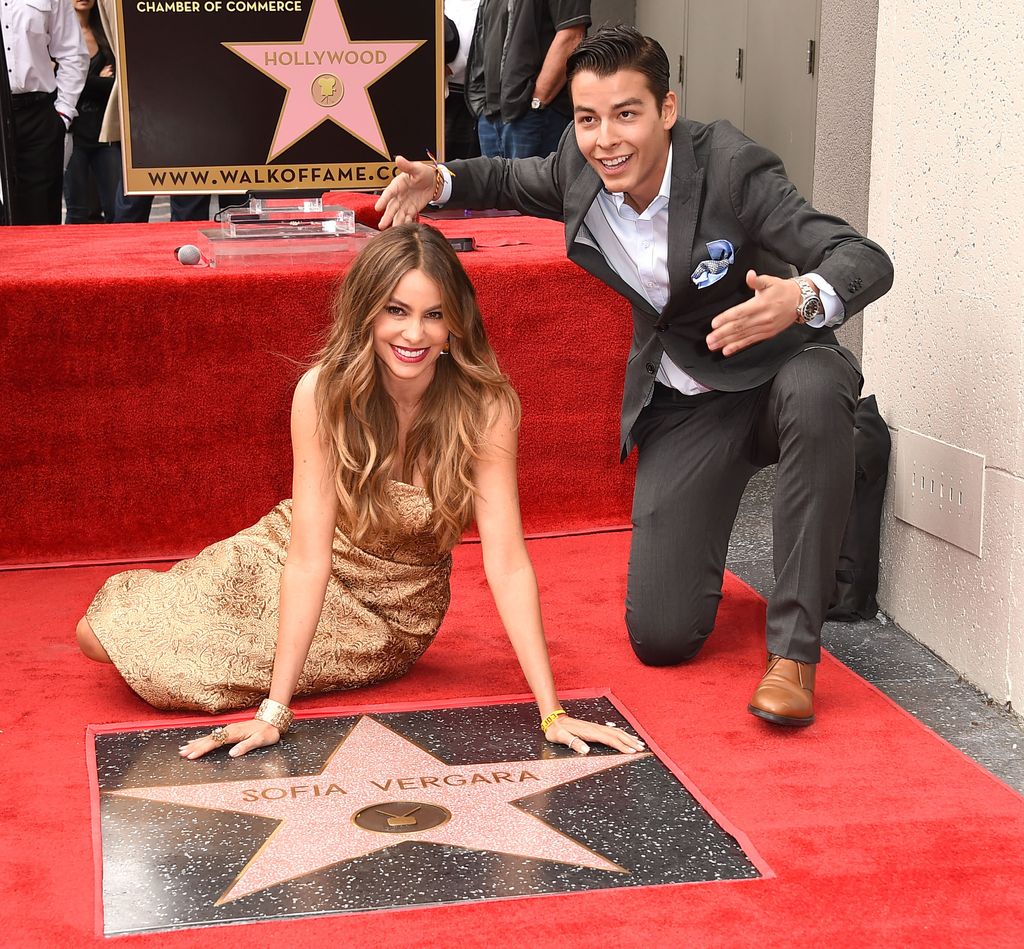 Manolo Gonzalez-Ripoll Vergara, Sofia Vergara Honored With Star On The Hollywood Walk Of Fame on May 7, 2015 in Hollywood, California