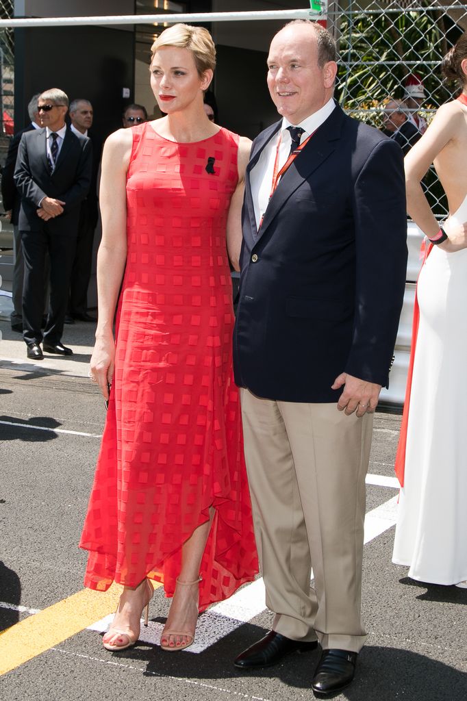 Princess Charlene dari Monako di Sirkuit Street 2017 Grand Prix