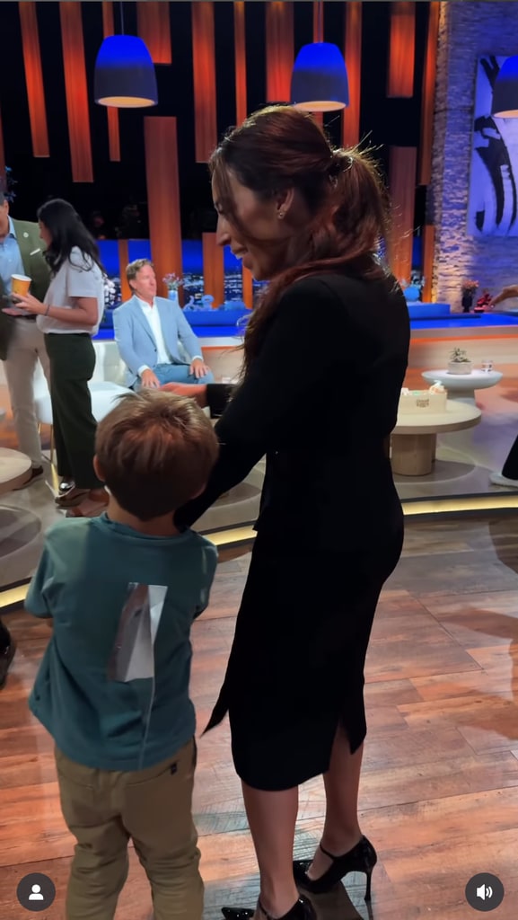 Crew with his mom Joanna ahead of her big TV appearance 