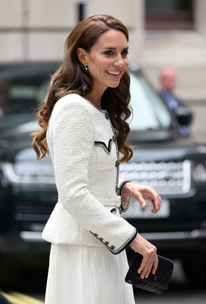 Kate Middleton departs after attending the reopening of the National Portrait Gallery on June 20, 2023 in London, England. The Princess of Wales is opening the National Portrait Gallery following a three-year refurbishment programme.