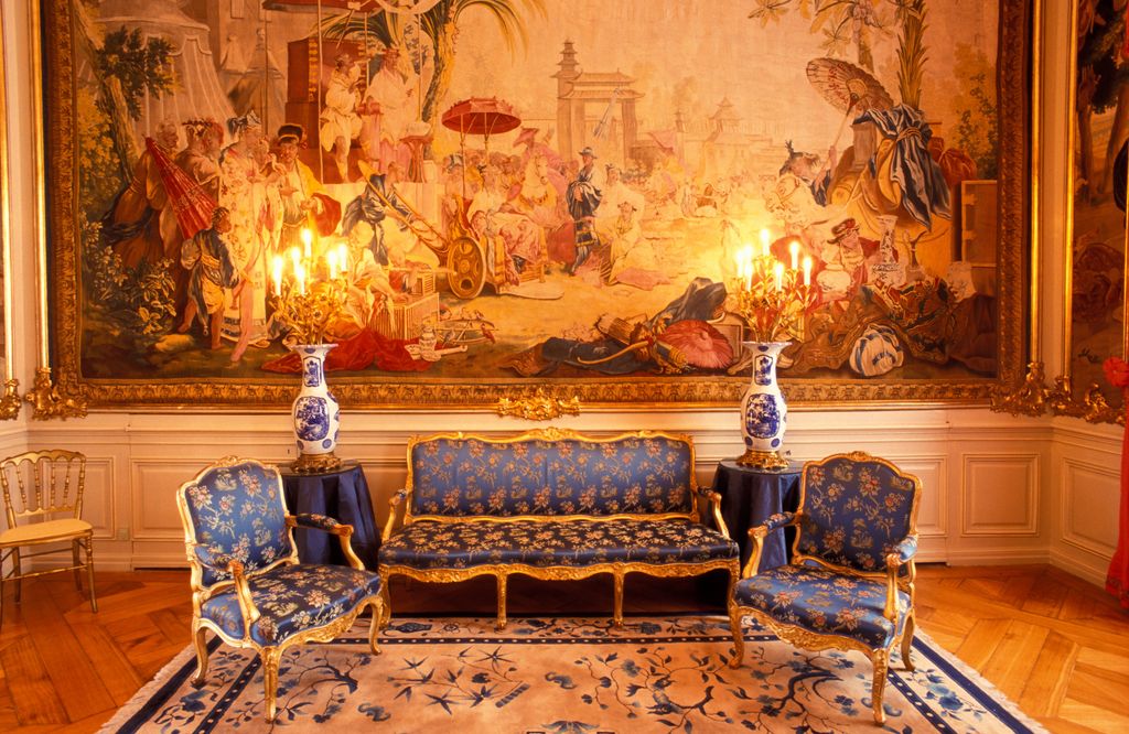 The sitting room at Amalienborg Palace
