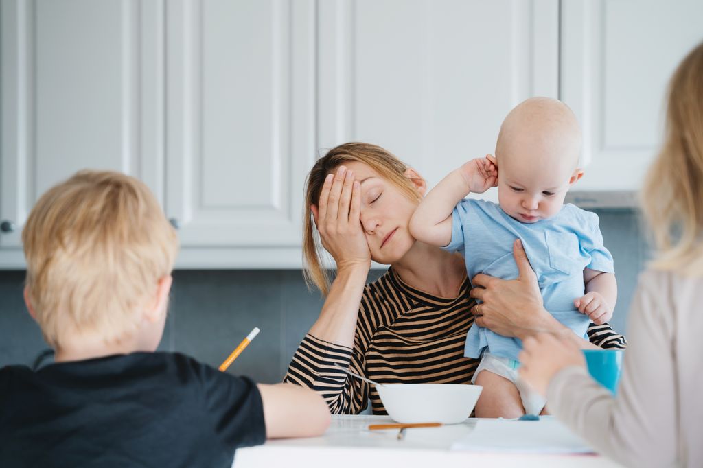 Perimenopausal symptoms like exhaustion, erratic periods and no patience can be confused with similar post partum issues