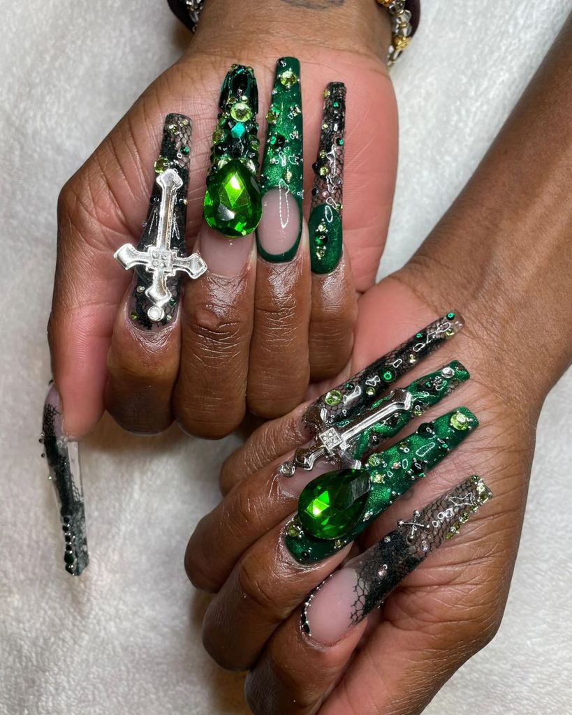 Cynthia Erivo nails at Wicked premiere