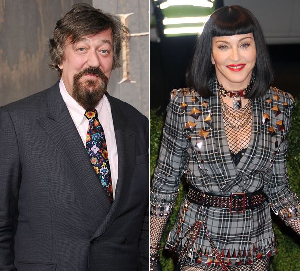 Madonna and Stephen Fry