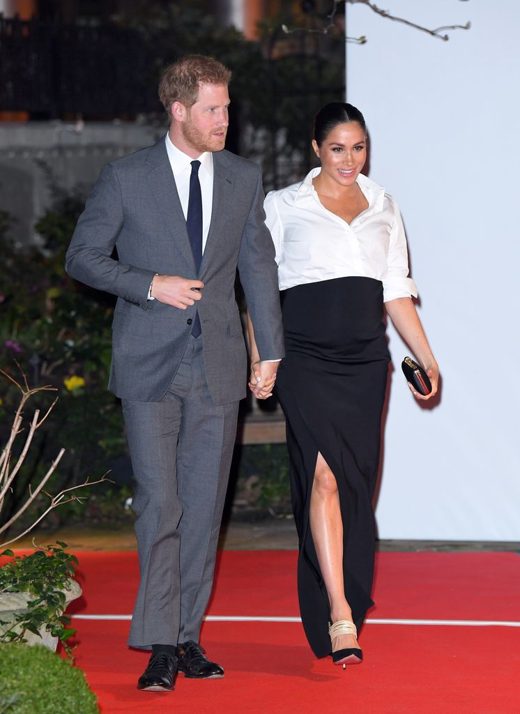 Książę Harry, książę Sussex i Meghan, księżna Sussex biorą udział w ceremonii rozdania nagród Endeavour Fund Awards w Drapers Hall 7 lutego 2019 r. w Londynie, Anglia. 