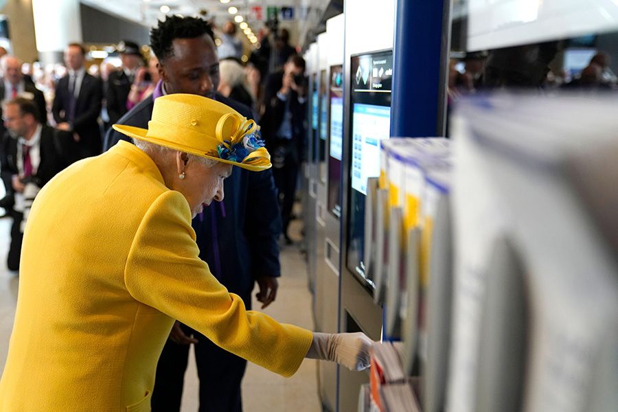the queen buys train ticket