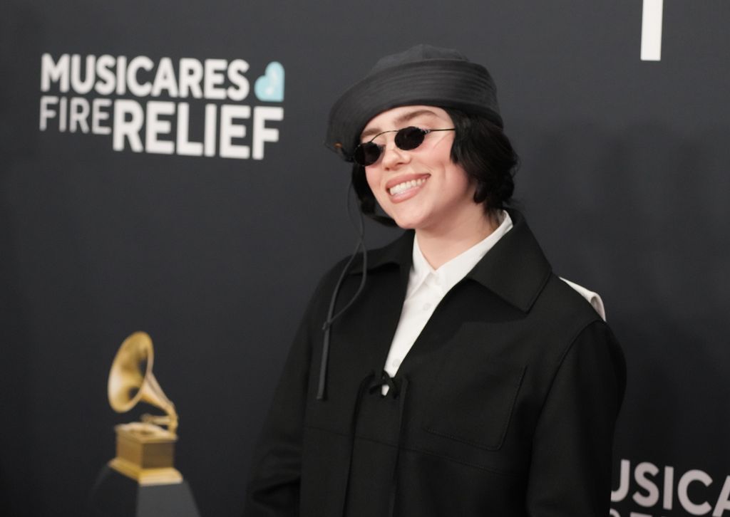 Billie wore a full Prada look