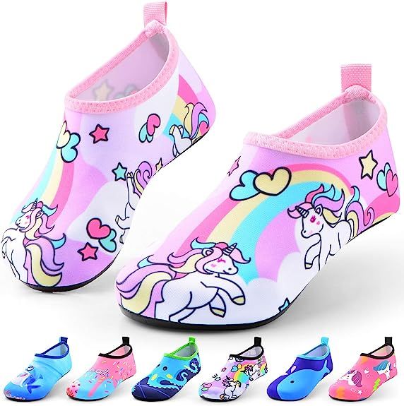kids beach shoes at Amazon