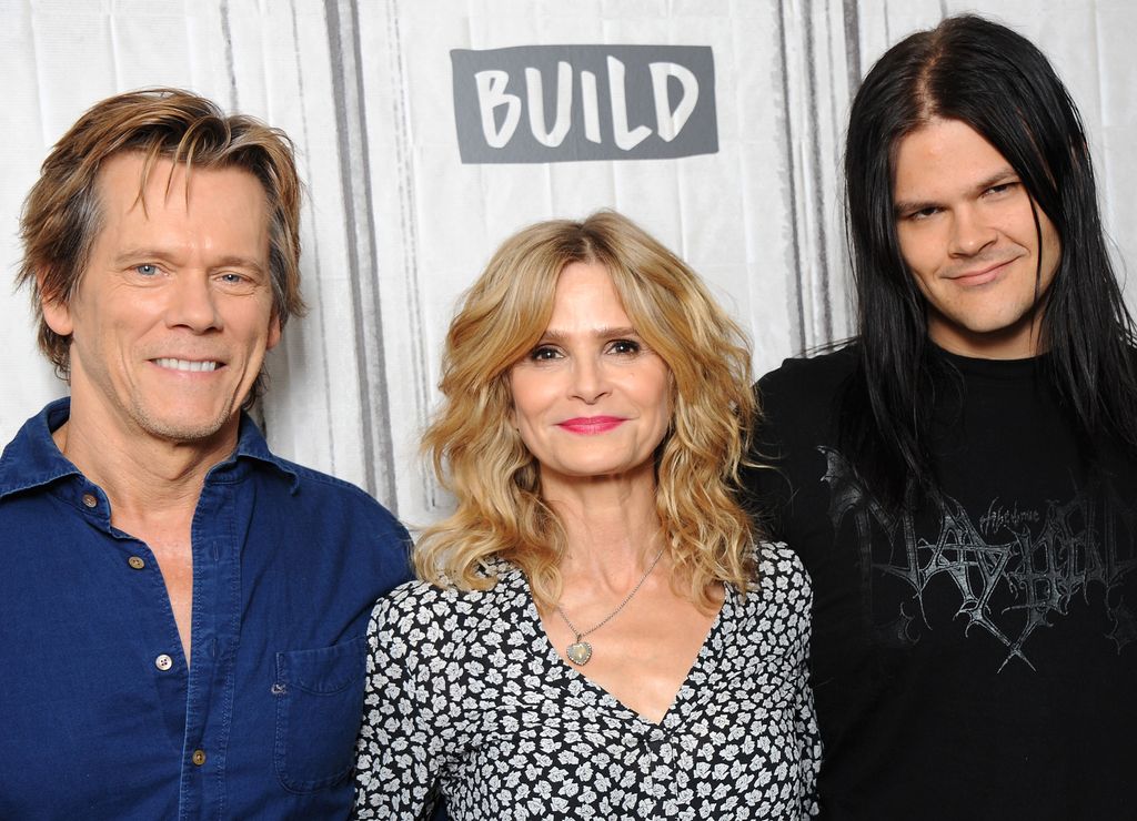 Kevin Bacon, Kyra Sedgwick and Travis Bacon attend Build previewing the new Lifetime film 'Story of a Girl' at Build Studio on July 21, 2017