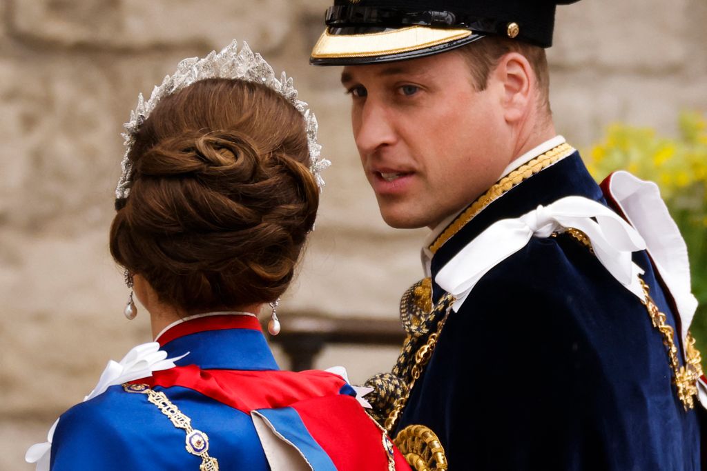 Prince William and Princess Kate at the coronation