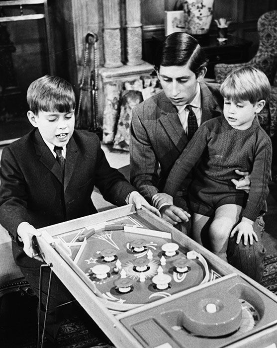 andrew and charles and edward playing game