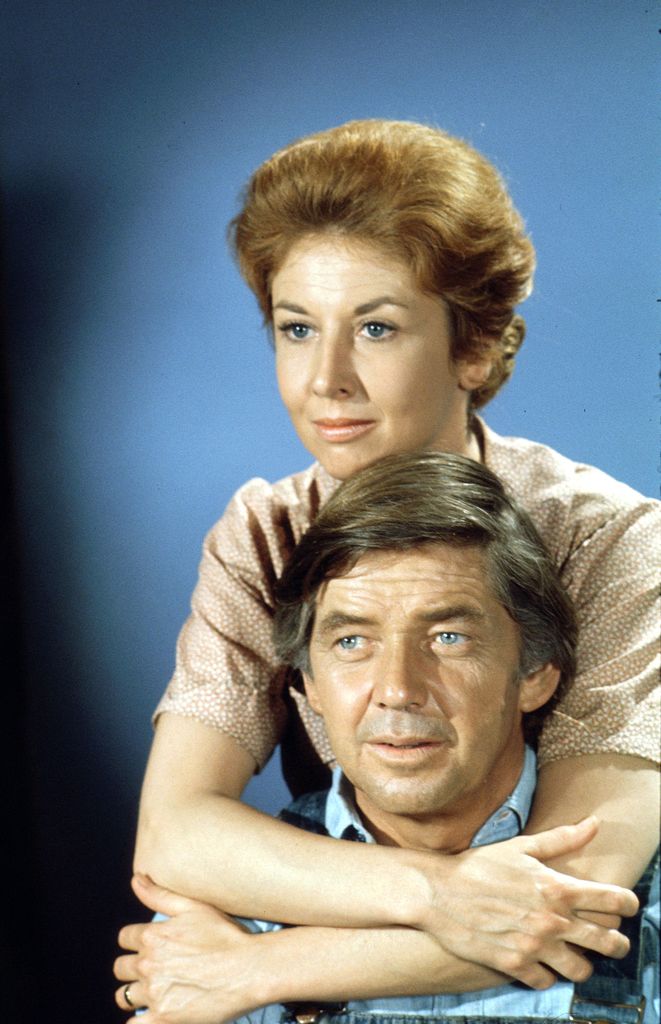 Michael with co-star Ralph Waite in The Waltons
