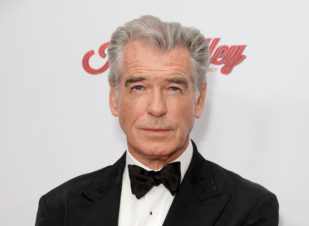 Pierce Brosnan attends the 37th Annual American Cinematheque Awards honoring Helen Mirren, Kevin Goetz and Screen Engine at The Beverly Hilton on February 15, 2024 in Beverly Hills, California.