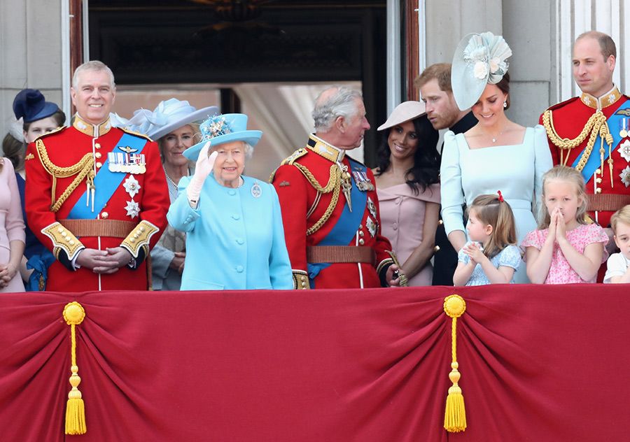 princess charlotte and the queen trooping