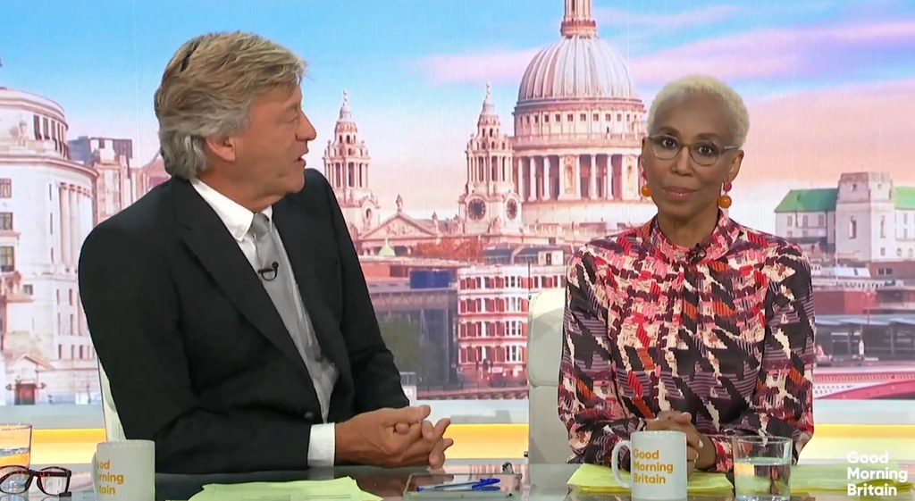 Richard Madeley and Trisha Goddard on GMB