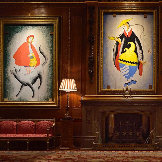 Windsor Castle pantomime paintings