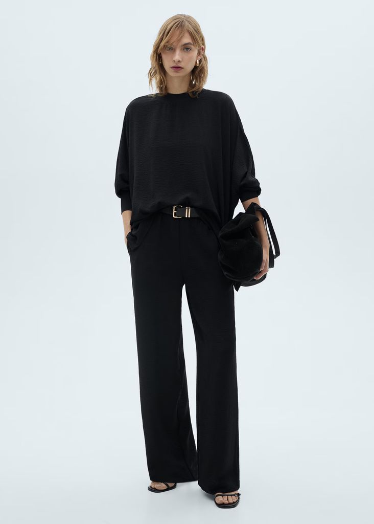 Mango wide-leg trousers