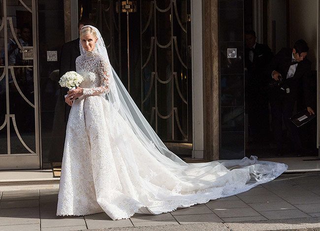 Nicky Hilton marries James Rothschild in bespoke Valentino gown | HELLO!