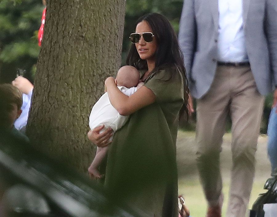 meghan markle green dress polo