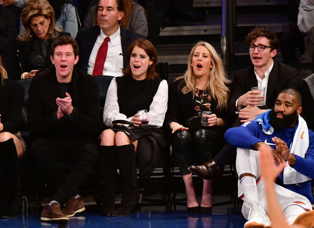 Ellie and her ex-husband Casper would frequently double date with Eugenie and Jack in NYC