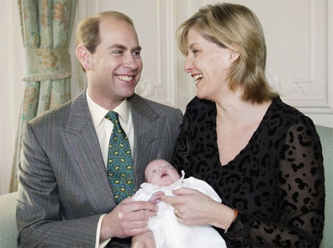 lady louise windsor as a baby