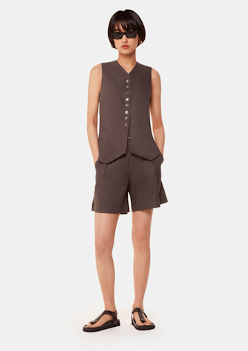 Mila Linen Blend Short