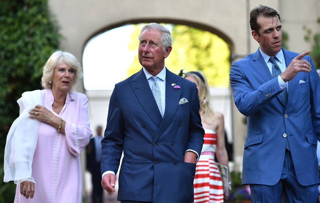 Camilla's nephew Ben with Charles and Camilla 