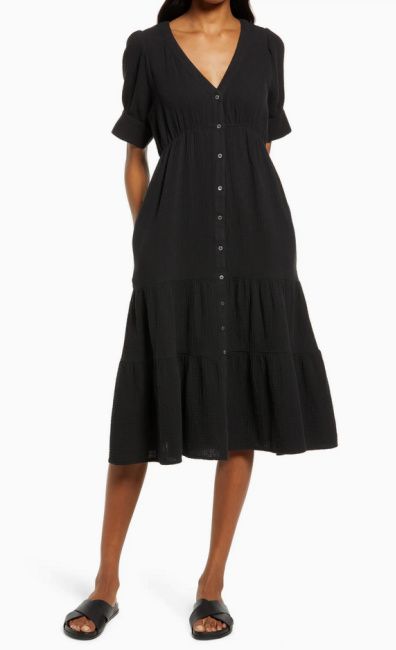meghan markle black madewell dress nordstrom sale