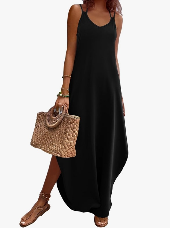Zeagoo Women's Casual Summer Boho Beach Maxi Dress.