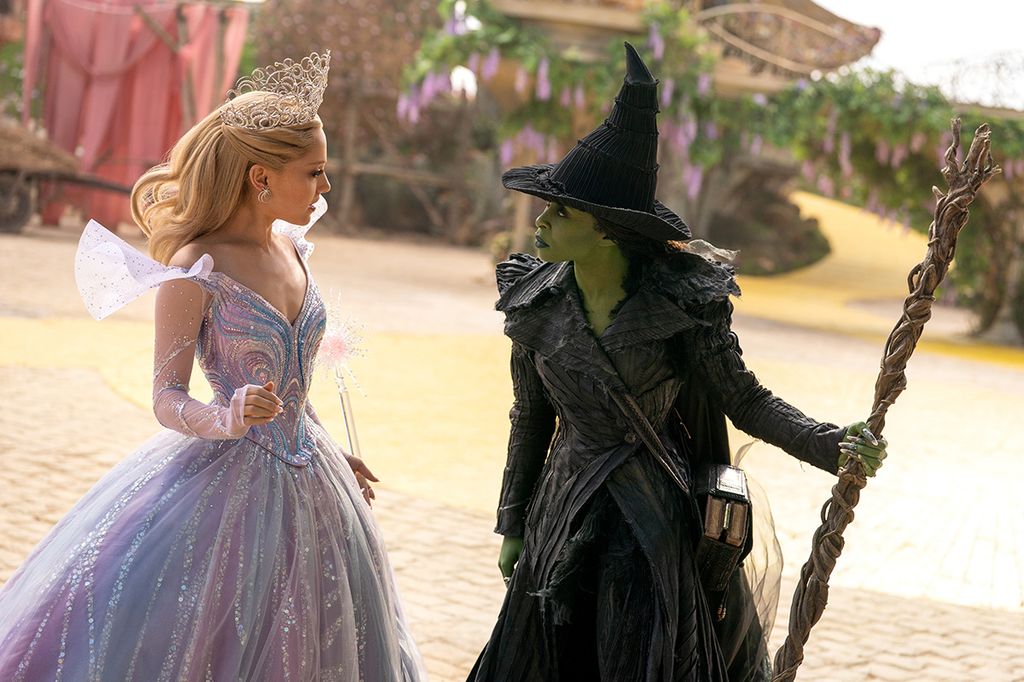 Cynthia Erivo and Ariana Grande in Wicked: For Good