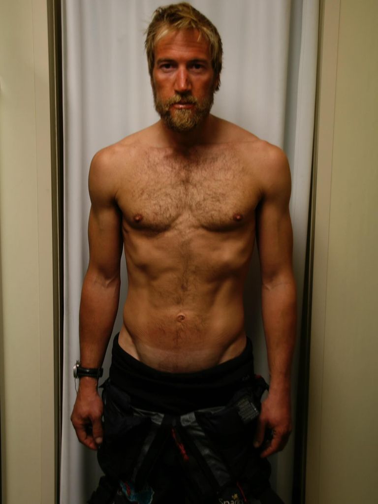 Ben Fogle shirtless showing off six pack and muscles after Antarctica expedition
